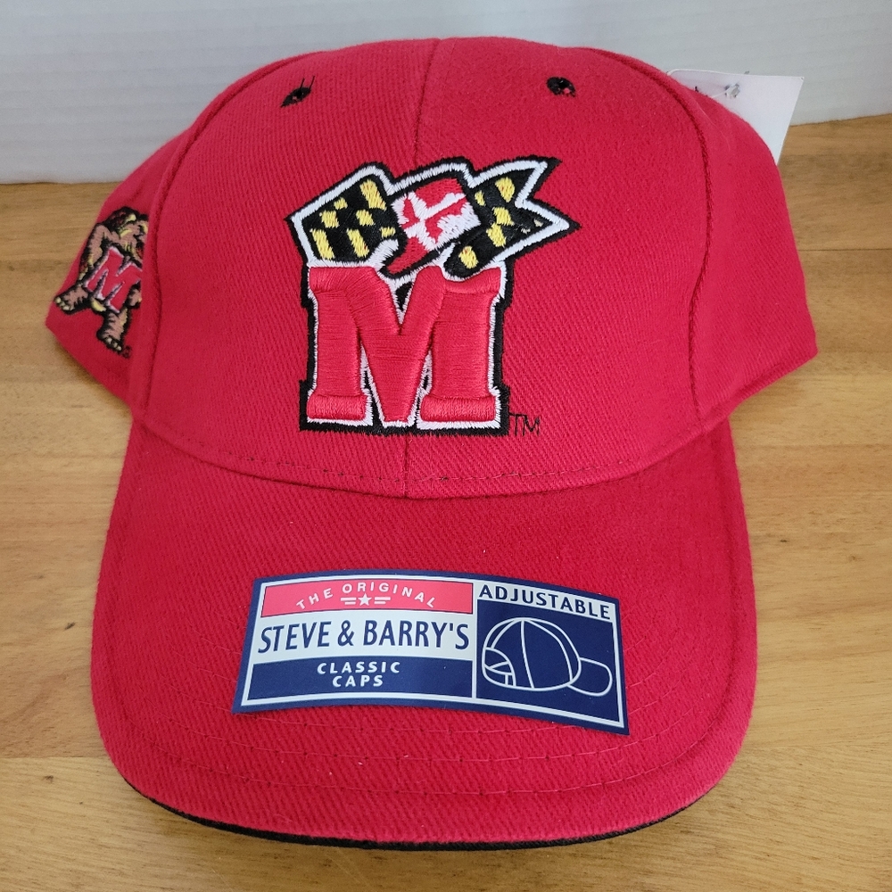 Vintage Steve & Barry's Maryland Terrapins Strapback Hat Cap OSFM NWT